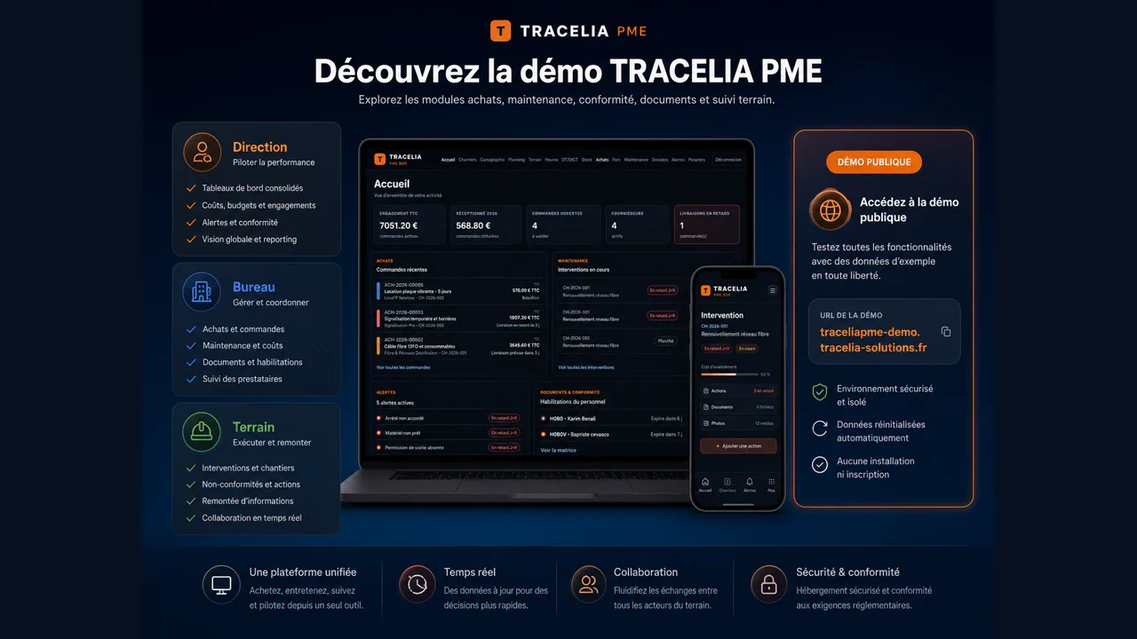 Présentation vidéo de TRACELIA PME